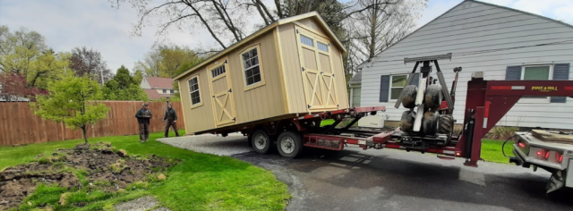 Custom Built Shed Delivery