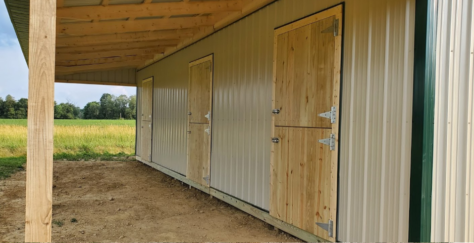 stable doors to pole barn in Massillon