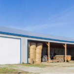 Pole Barn for Hay Storage and Livestock